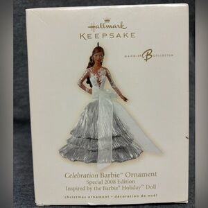 Hallmark Keepsake Celebration Barbie. Ornament. Special 2008 Edition. NIB